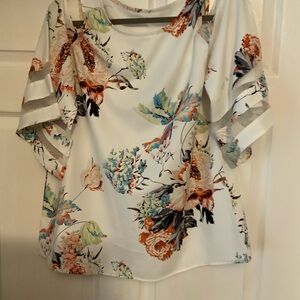 Floral Print Women's Top